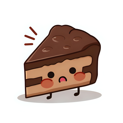 초콜릿 케이크 조각
