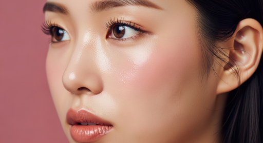 여성 얼굴 클로즈업