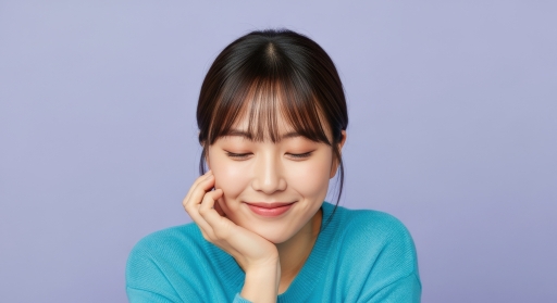 젊은 여인, 이마