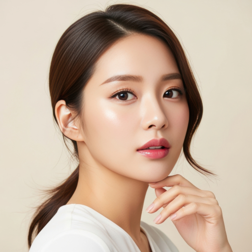 아름다운 여성 초상화