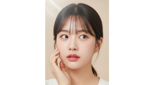 젊은 여인, 이마