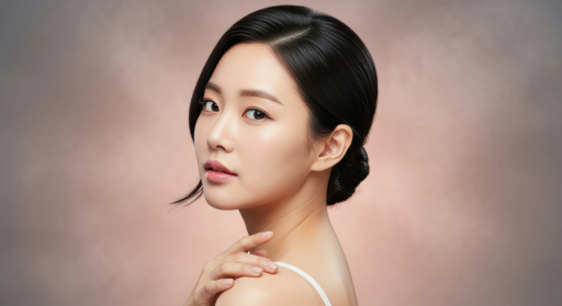 辮머리 젊은 여성