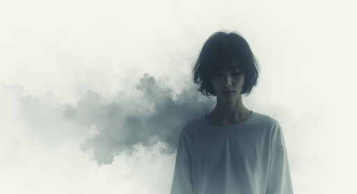 슬픔에 잠긴 소녀, 연기 배경